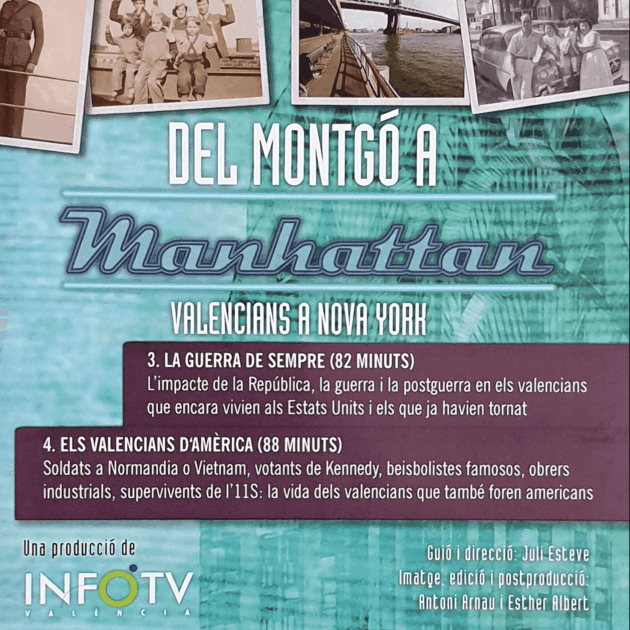 Del Montgó a Manhattan. Valencians a Nova York (3 i 4)
